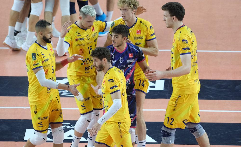 Esultanza Modena volley