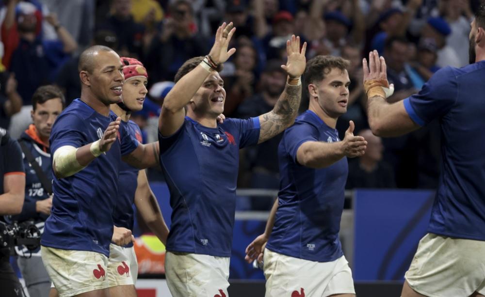 Francia esultanza rugby