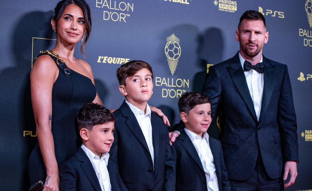 Lionel Messi, Antonela Roccuzzo e figli