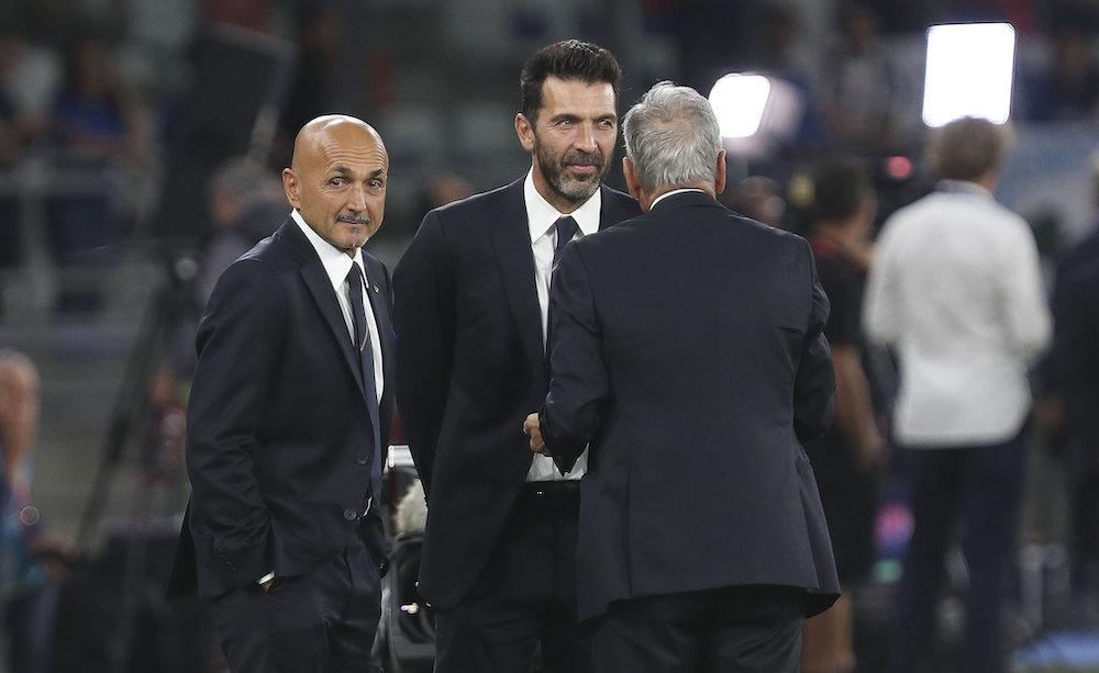 Luciano Spalletti, Gianluigi Buffon e Gabriele Gravina