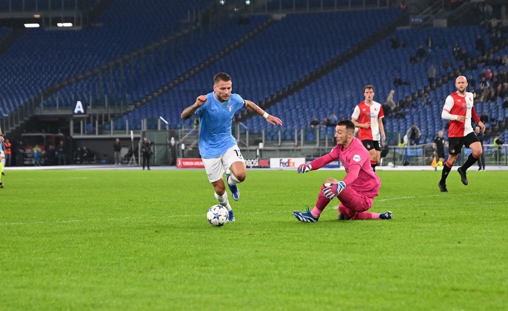 Ciro Immobile, Lazio-Feyenoord - Foto Antonio Fraioli