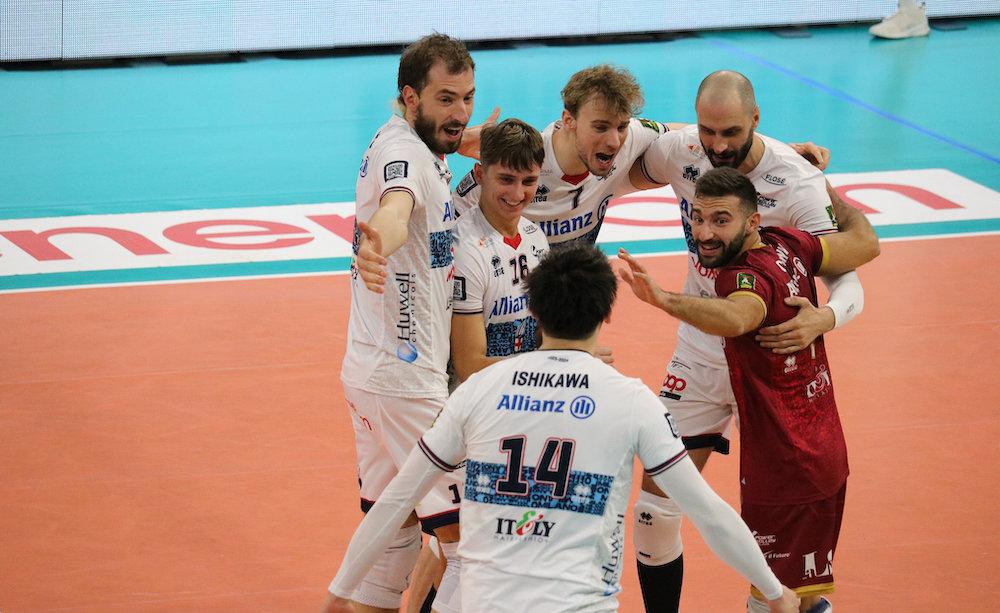 Esultanza Milano volley maschile