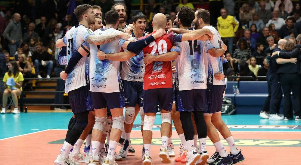 Esultanza Monza volley