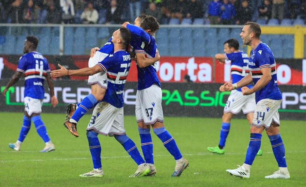 Sampdoria esultanza