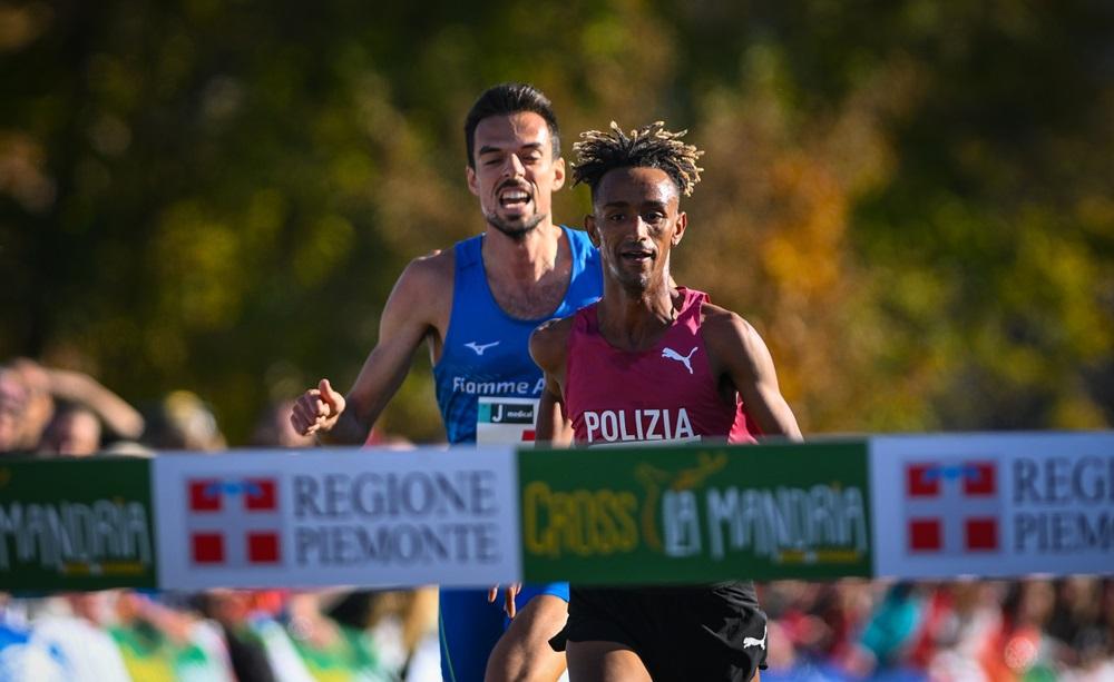 Yeman Crippa al Cross La Mandria, Foto Benedetto - organizzatori