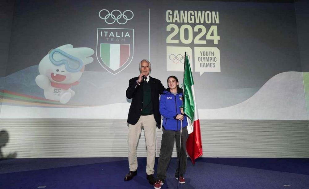 Flora Tabanelli, portabandiera Gangwon 2024