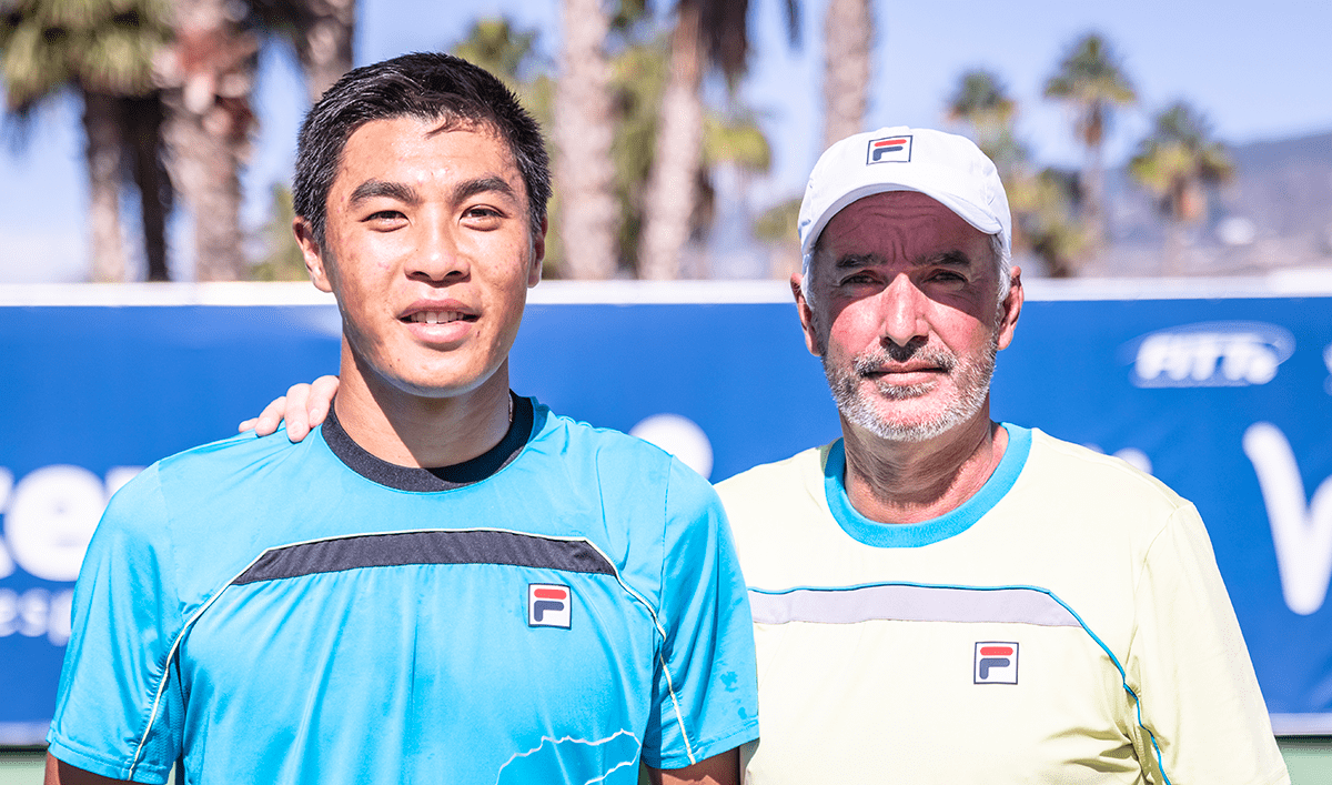 Brandon Nakashima e Davide Sanguinetti - Foto Daniele Combi/MEF Tennis Events