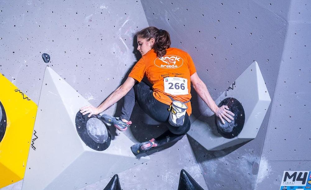 Federica Papetti, Coppa Italia Boulder - Foto FASI