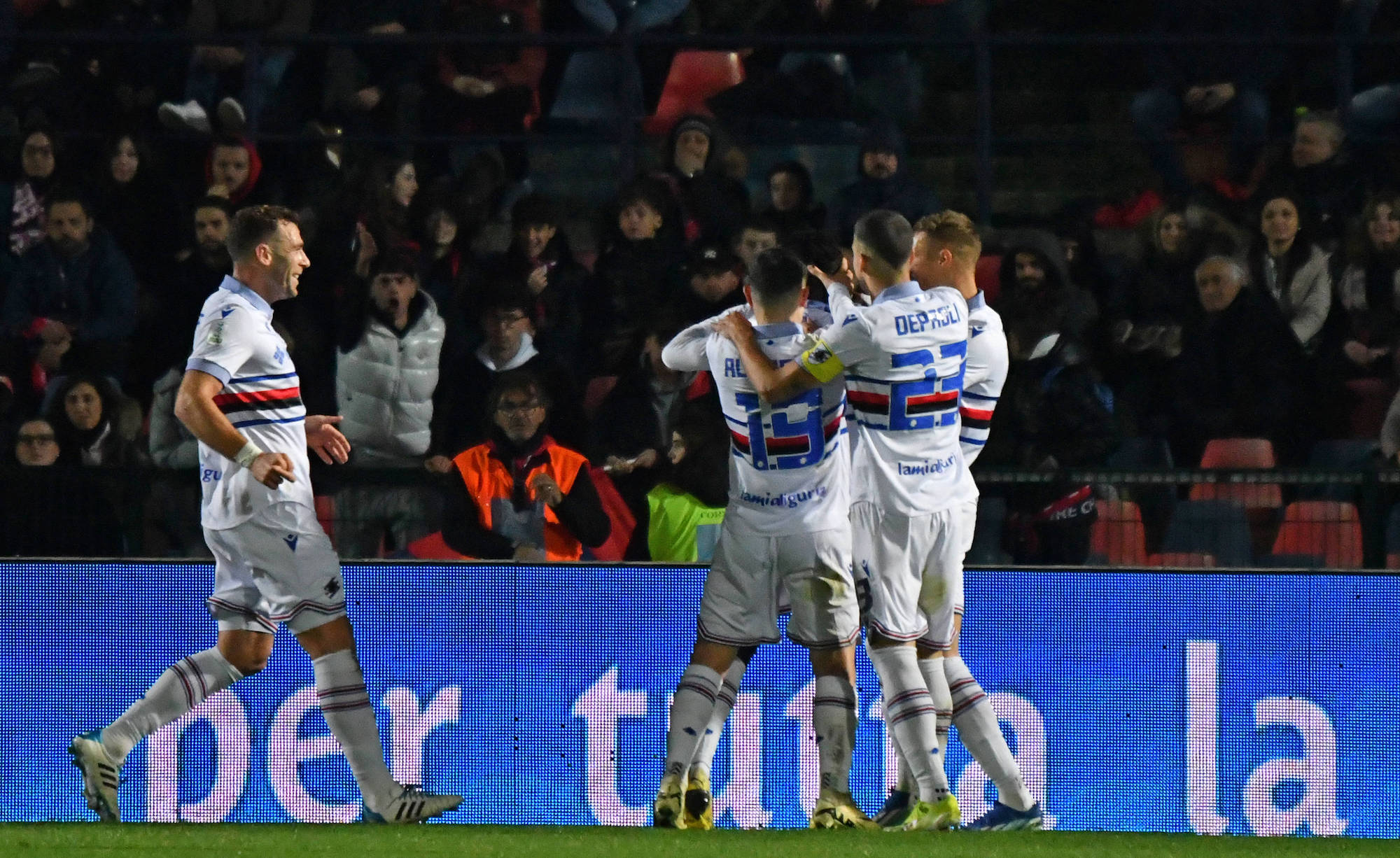 Esultanza Sampdoria