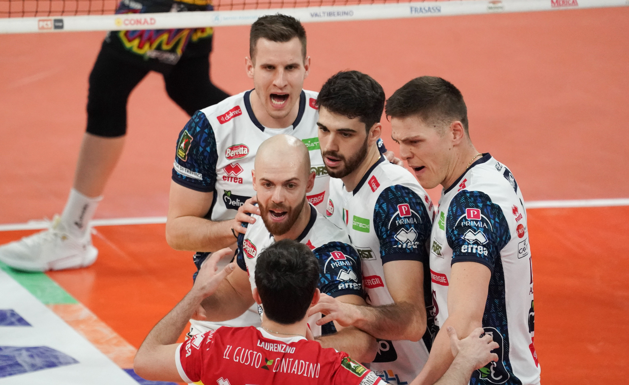 Esultanza Trento volley