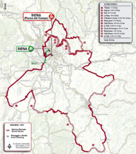 Ciclismo, Strade Bianche 2024: percorso e altimetria della gara
