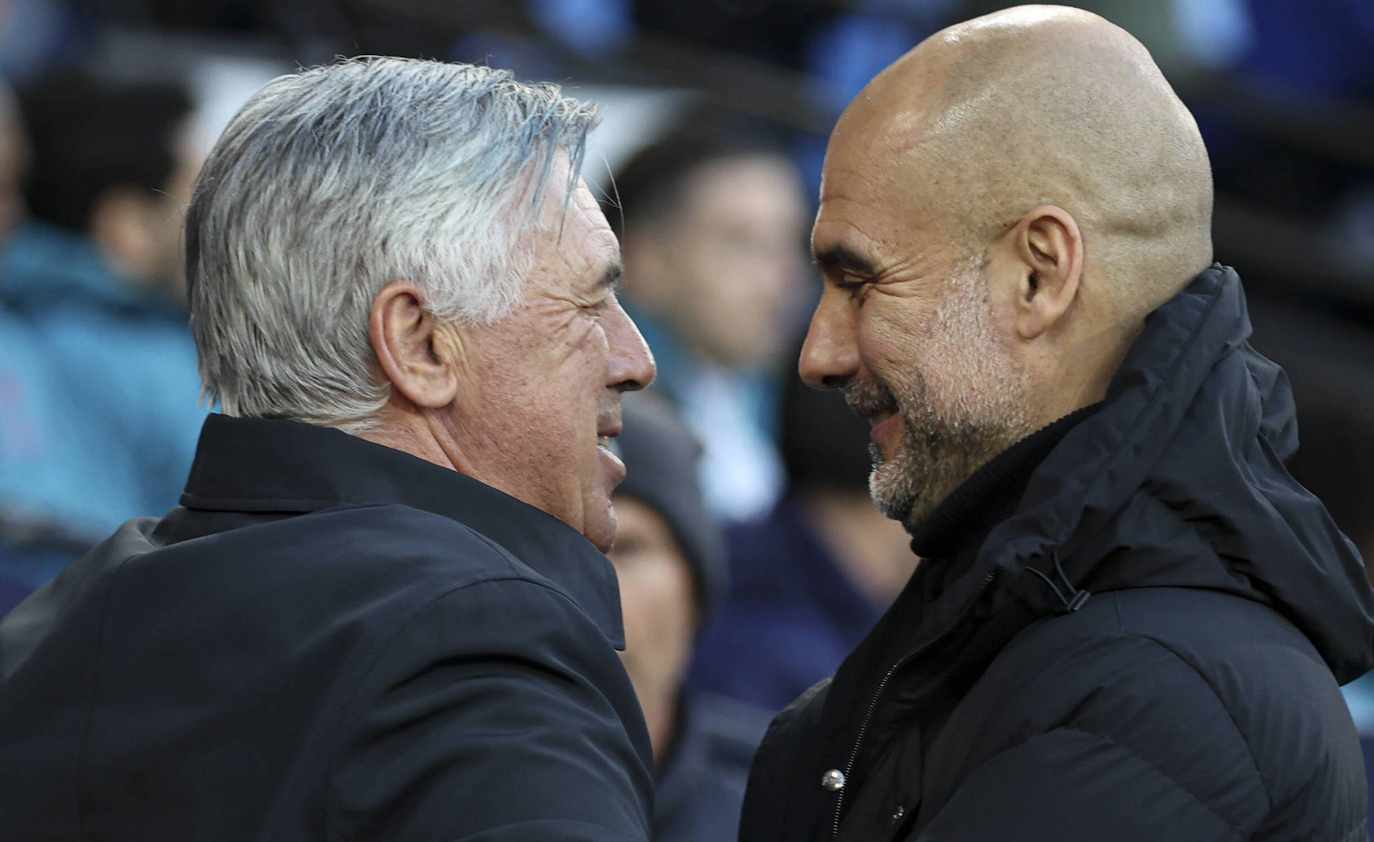 Carlo Ancelotti e Pep Guardiola