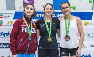 Arrampicata Sportiva, Coppa Italia Lead: Ilaria Maria Scolaris, Savina Nicelli e Federica Mabboni