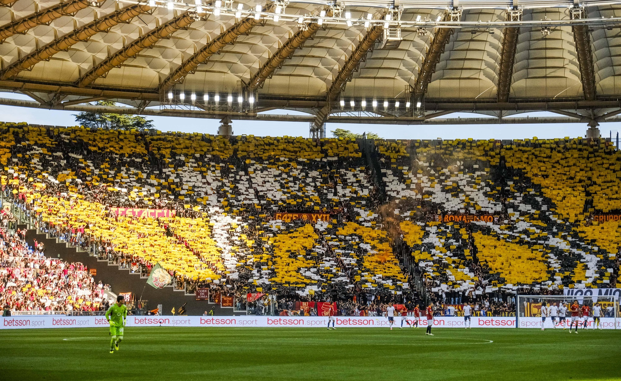 Coreografia Curva Sud Roma