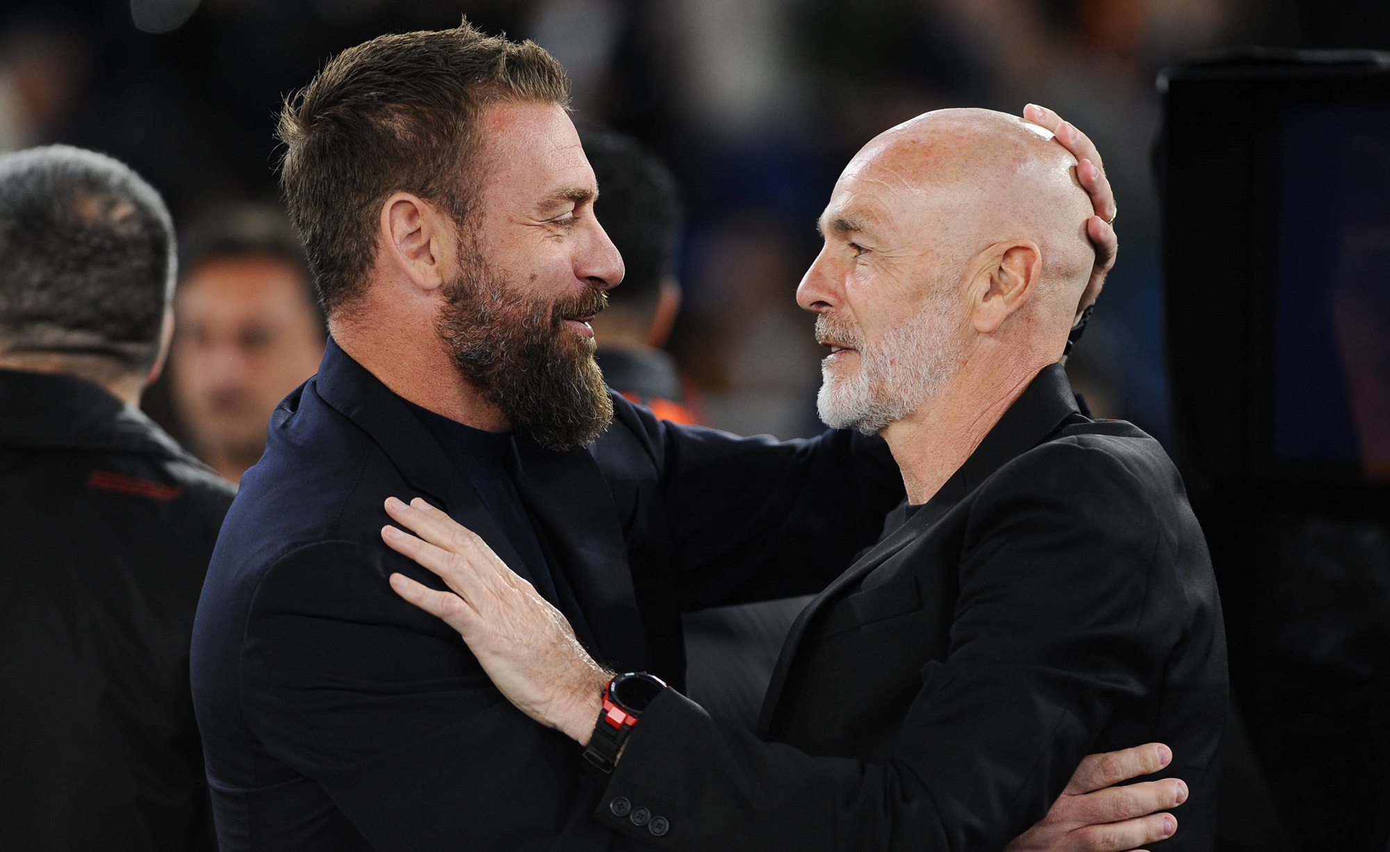 Daniele De Rossi e Stefano Pioli