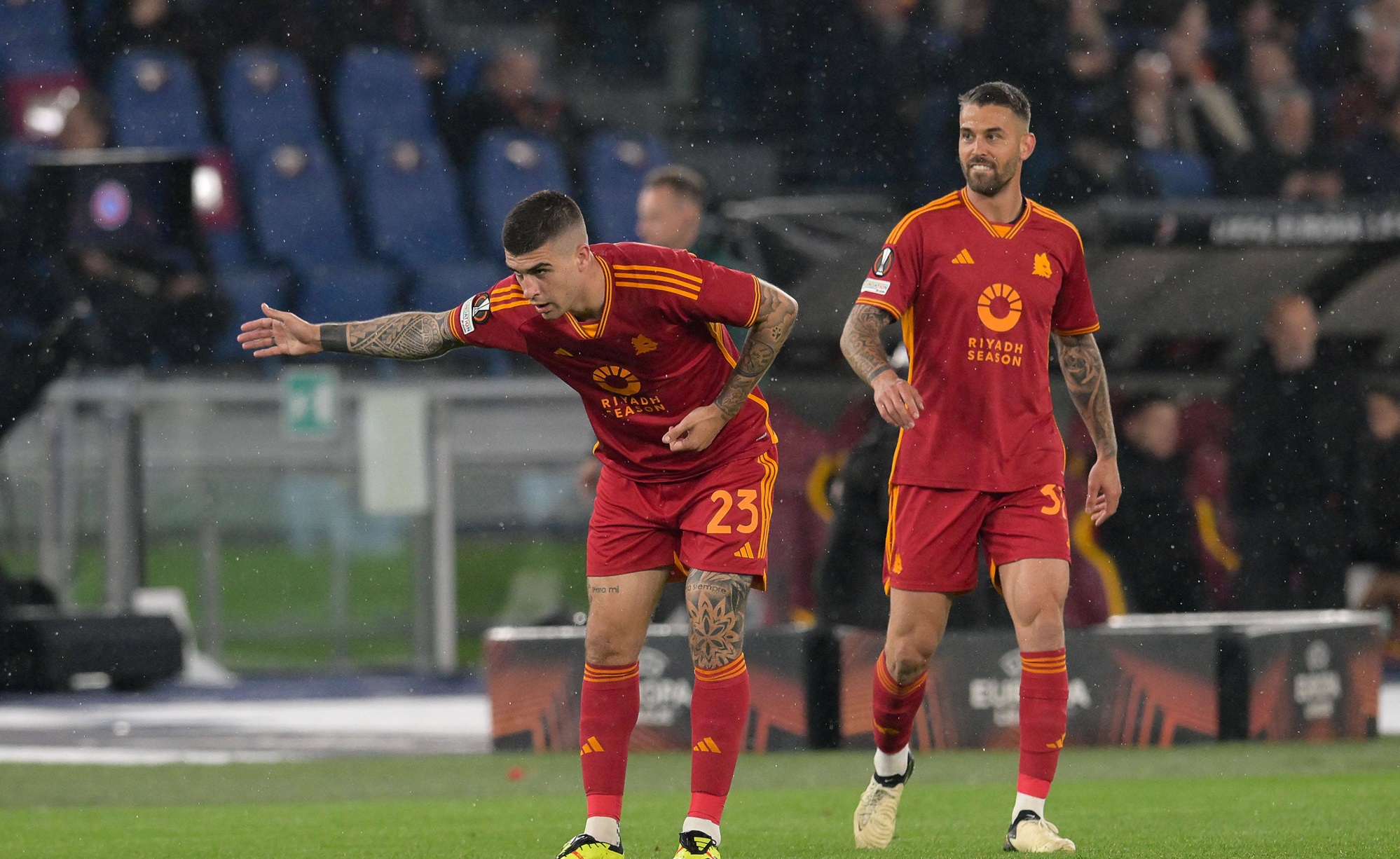 Gianluca Mancini e Leonardo Spinazzola