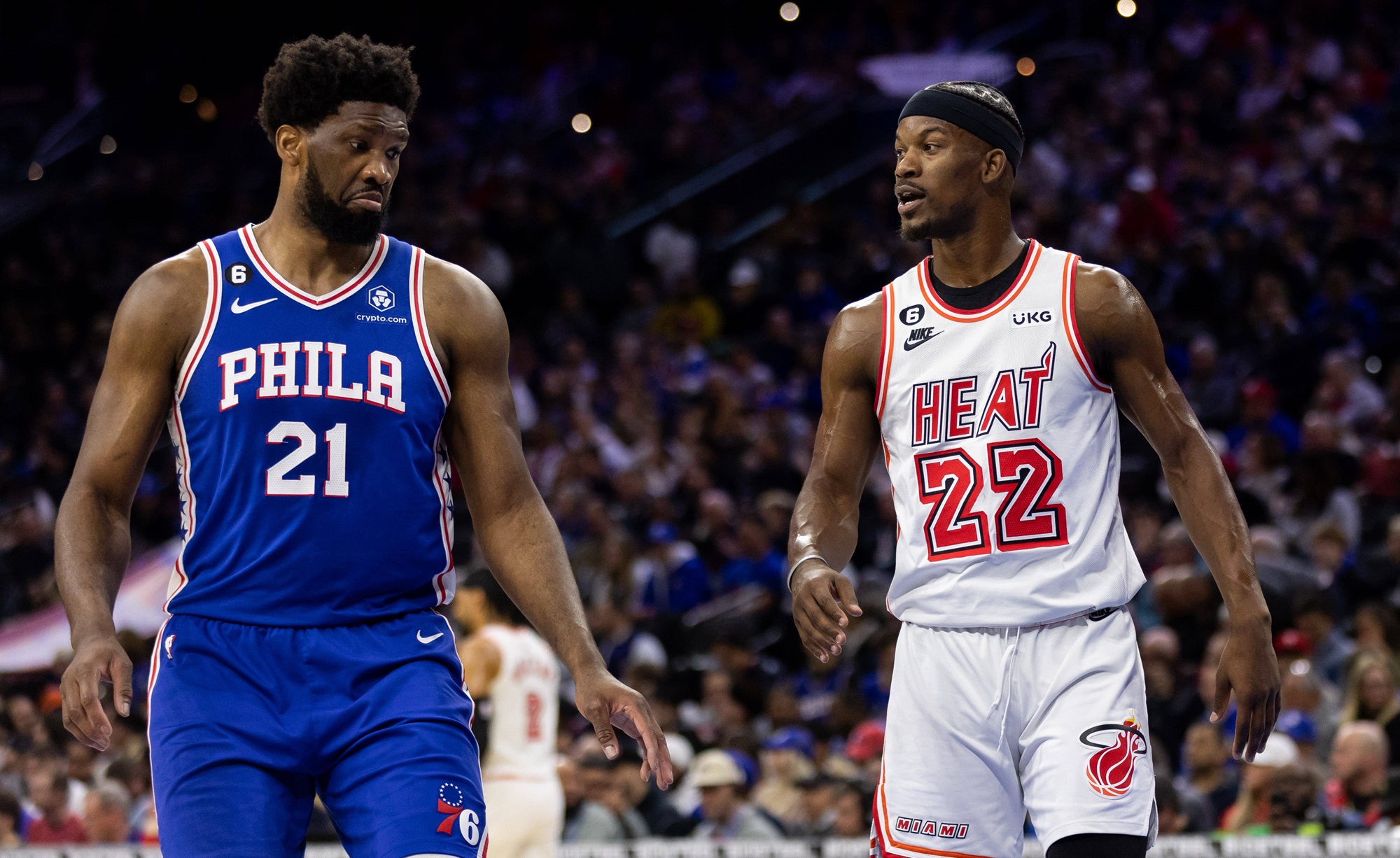 Joel Embiid e Jimmy Butler