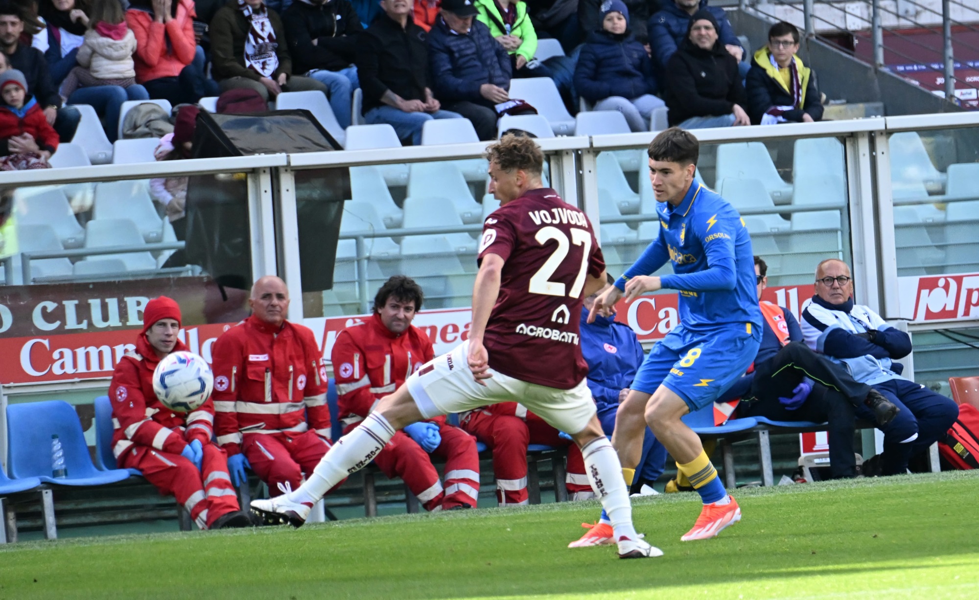 Mergim Vojvoda e Matias Soulè, Torino-Frosinone