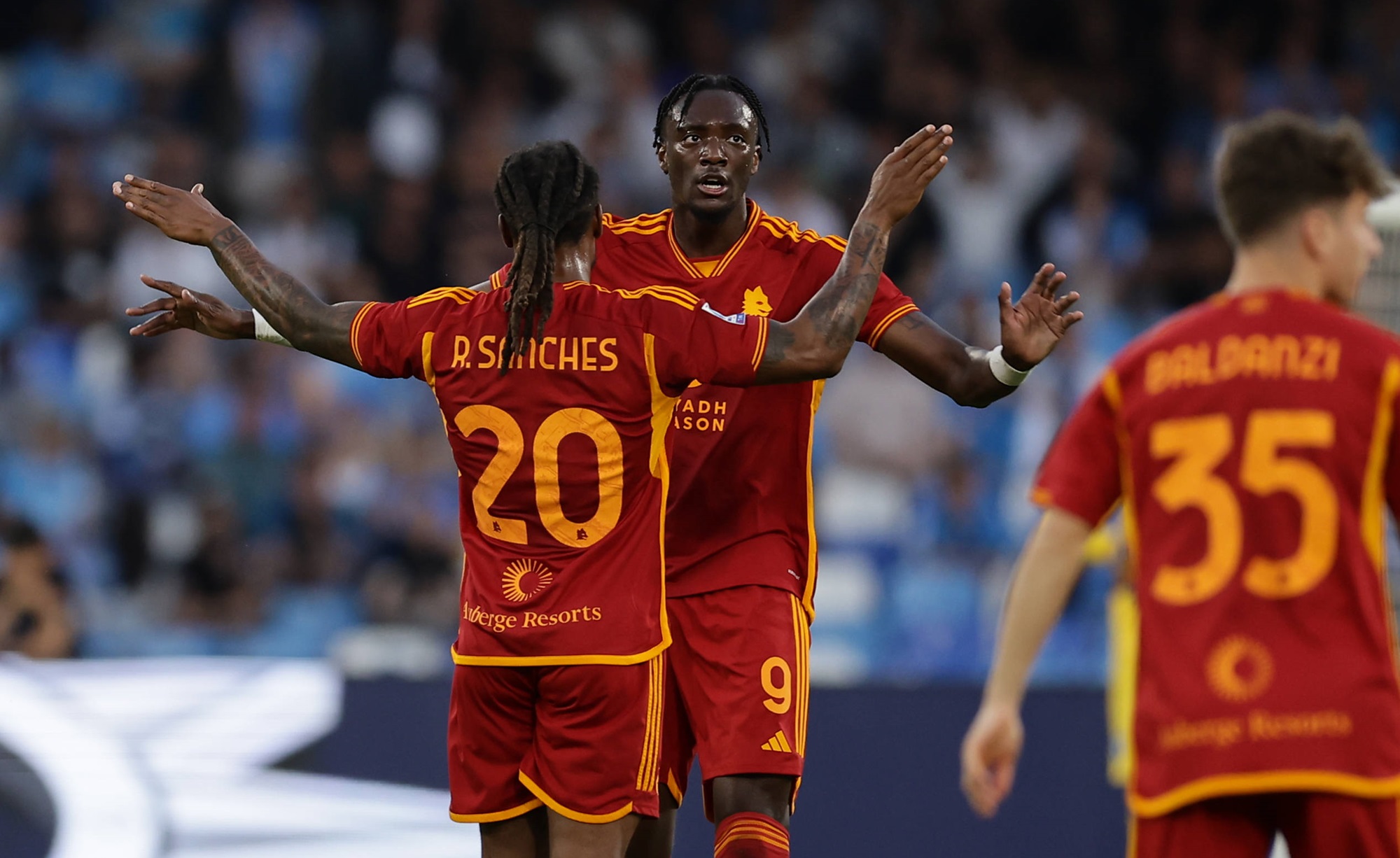 Renato Sanches e Tammy Abraham, Napoli-Roma