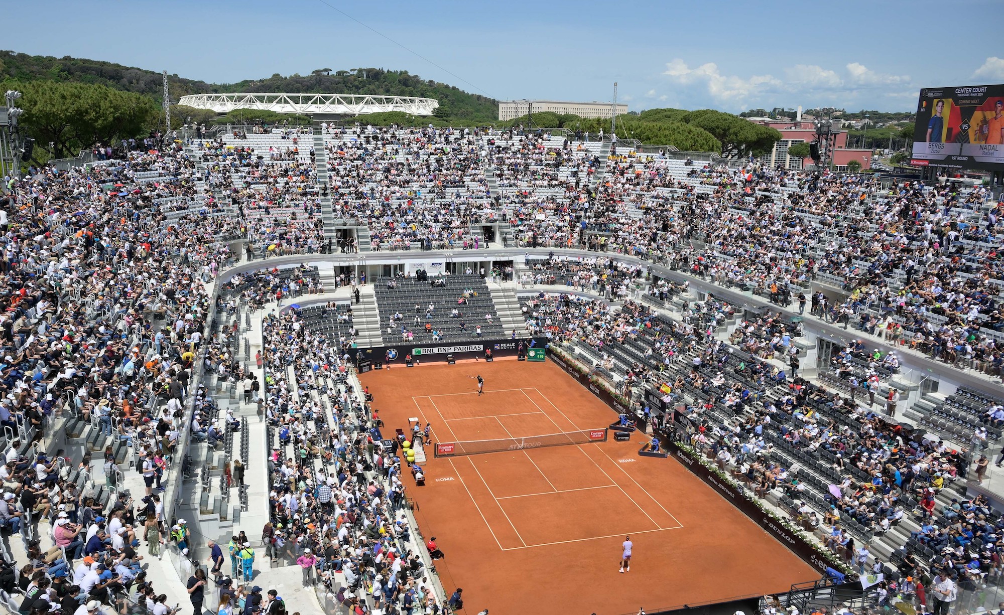 Campo centrale Internazionali Roma