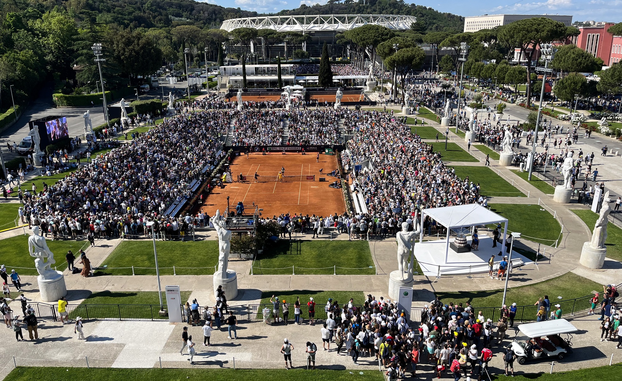 Foro Italico, Pietrangeli