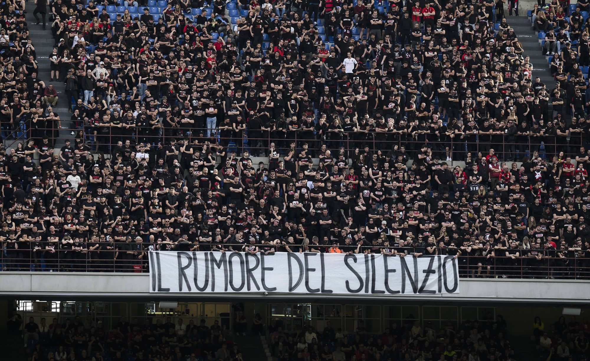 Milan protesta tifosi
