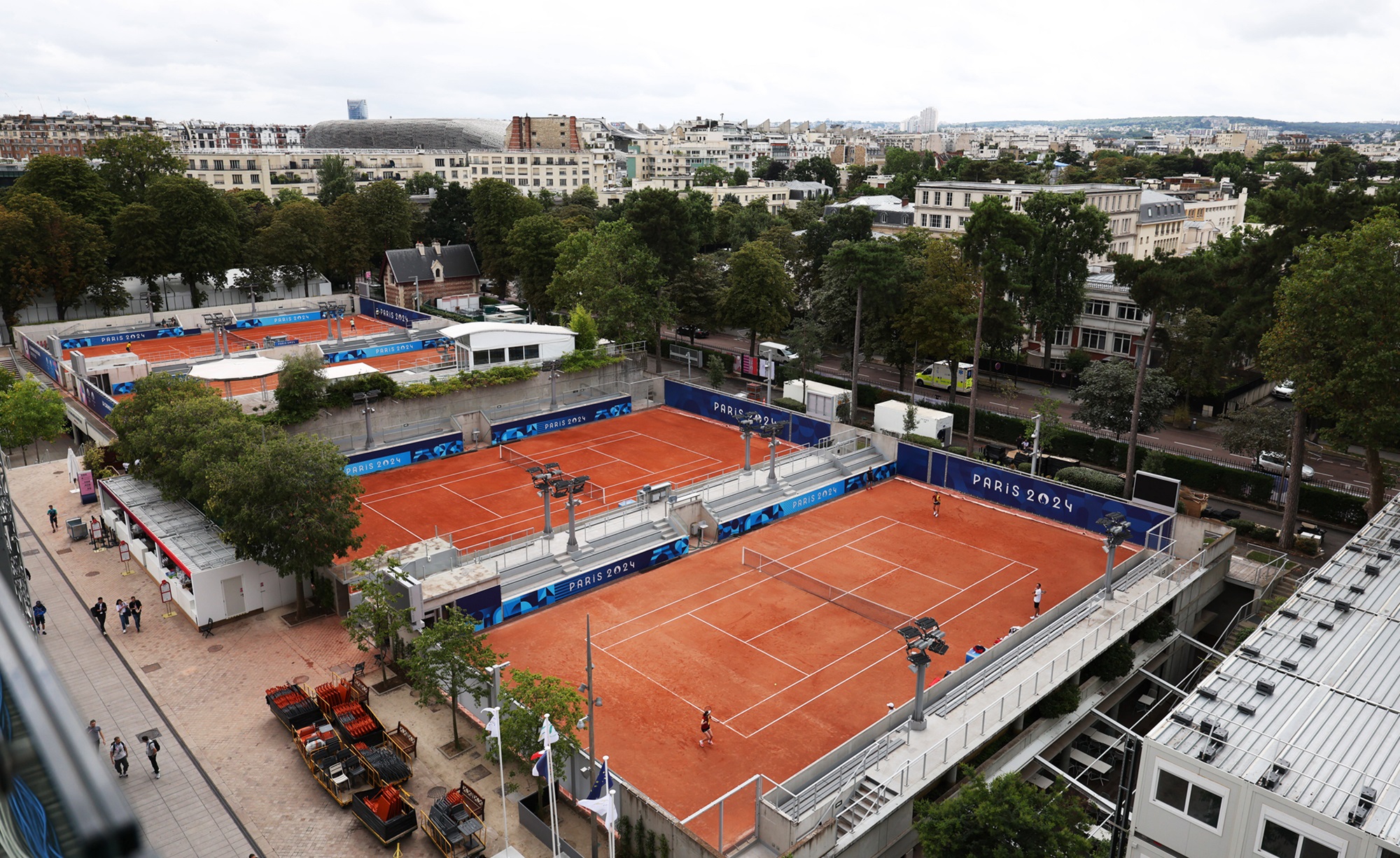 Parigi 2024 campi tennis