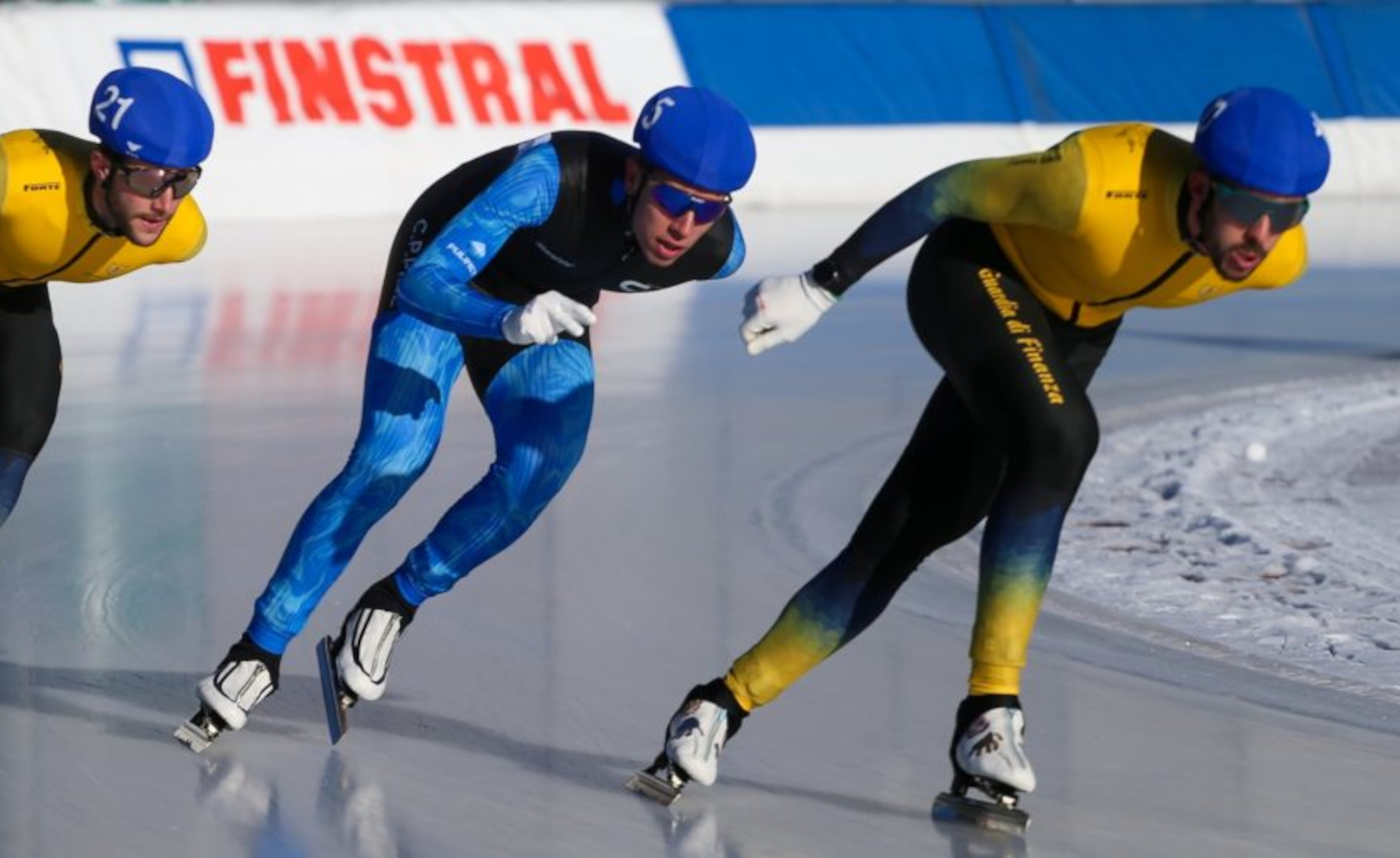 Pattinaggio pista lunga mass start maschile