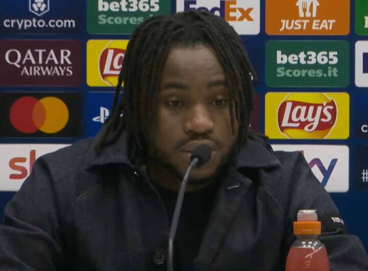 Ademola Lookman in conferenza stampa