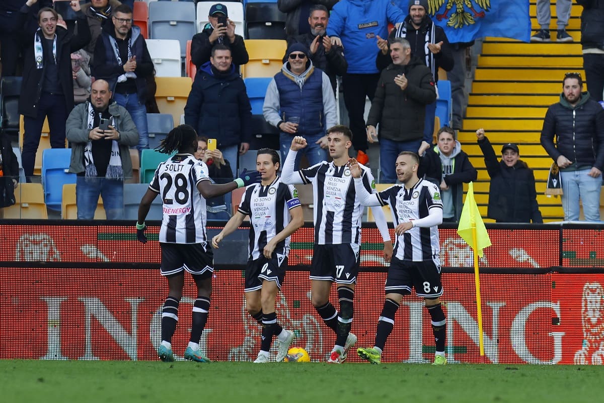 Udinese esultanza