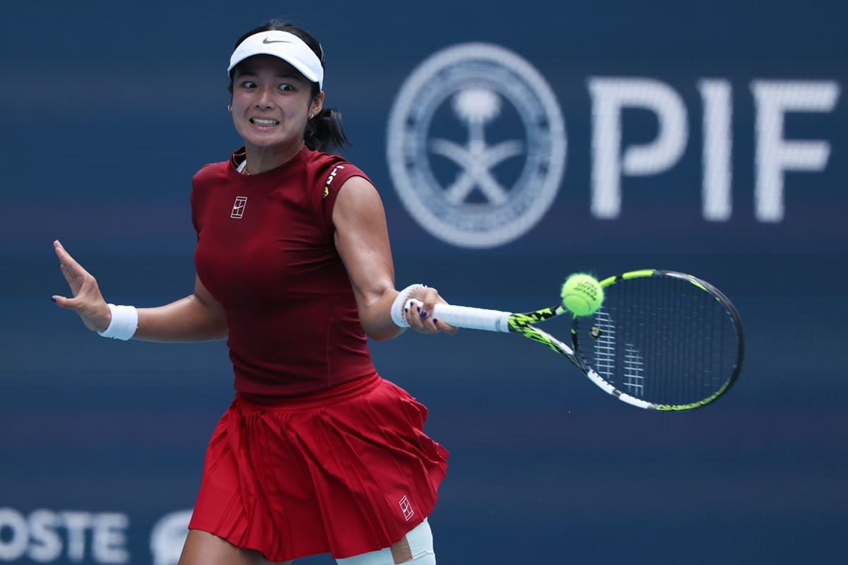 Alexandra Eala - Foto Alberto E. Tamargo / IPA Sipa USA