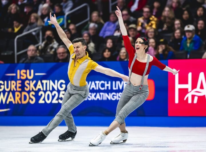 Charlene Guignard e Marco Fabbri - Foto Jurij Kodrun - ©International Skating Union (ISU)