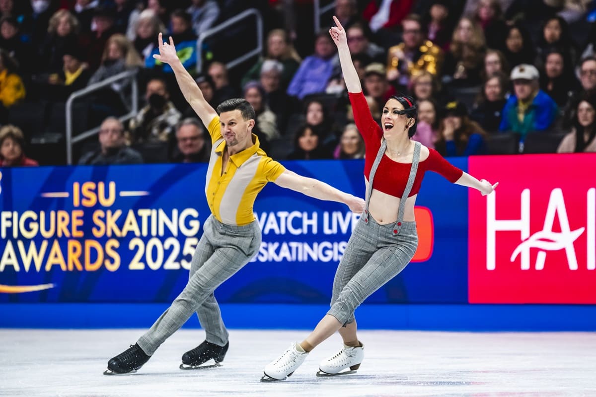 Charlene Guignard e Marco Fabbri - Foto Jurij Kodrun - ©International Skating Union (ISU)