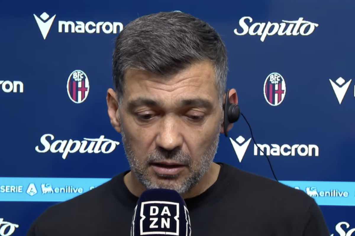Sergio Conceicao intervistato dopo Bologna-Milan