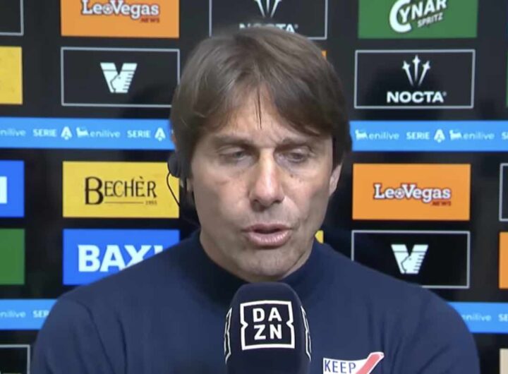 Conte a Dazn dopo Venezia-Napoli