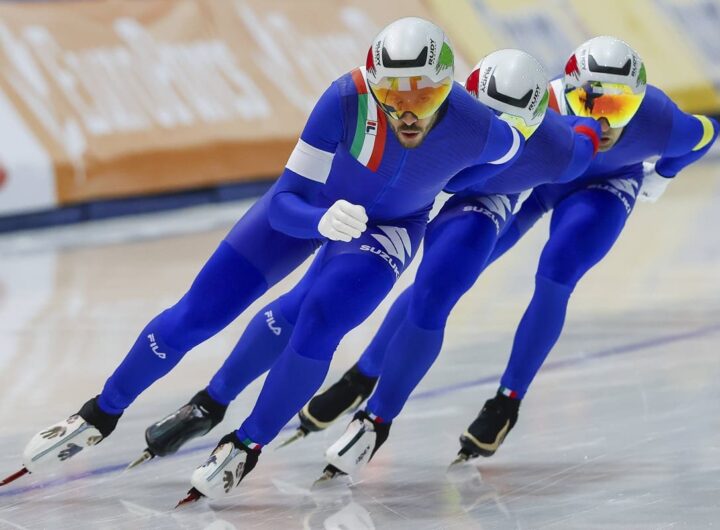 Davide Ghiotto, Michele Malfatti, Andrea Giovannini - Foto IPA