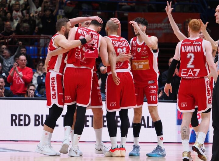 Esultanza Olimpia Milano - Foto Savino Paolella / IPA Sport / IPA