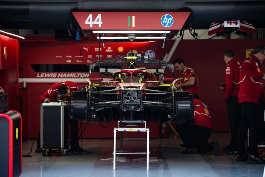 Ferrari box - Foto Javier Jimenez/DPPI/IPA Sport 2