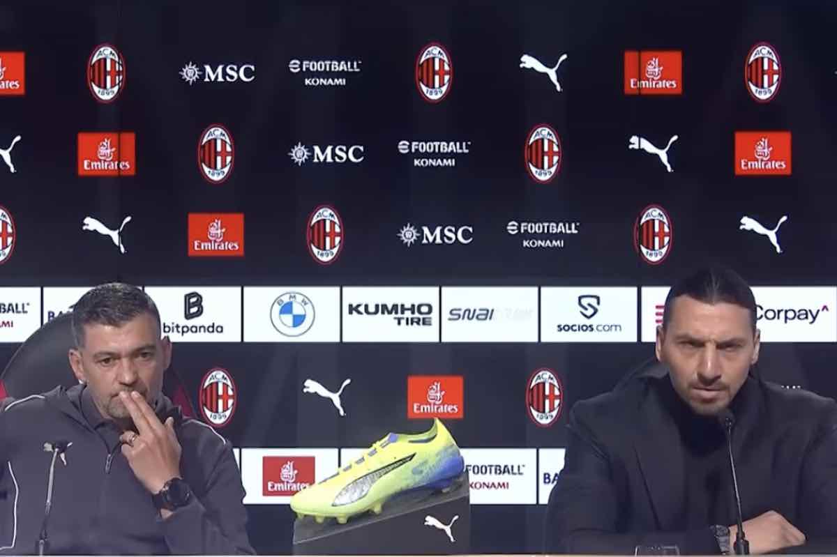 Ibrahimovic e Conceicao in conferenza