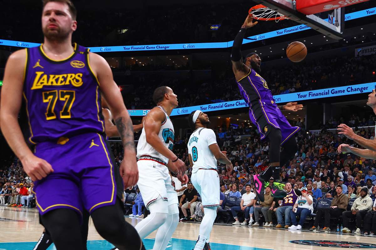 Luka Doncic e LeBron James