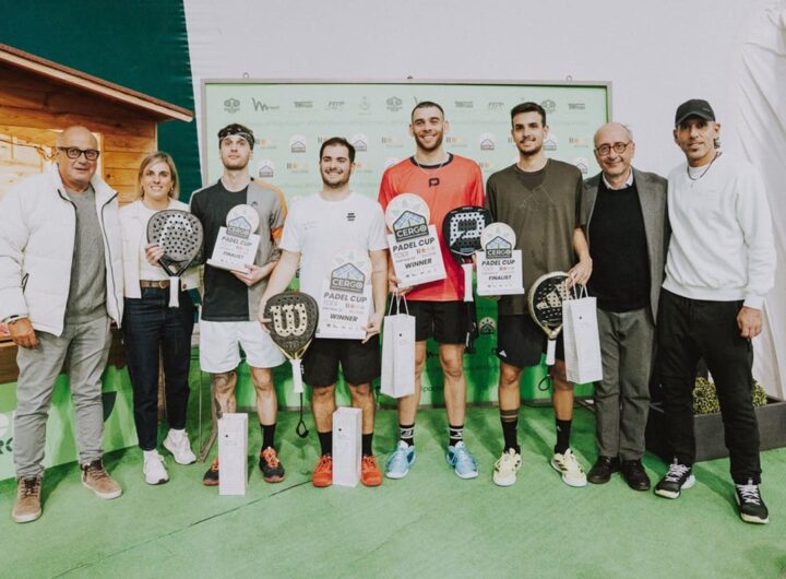 La premiazione della Cergo Roccafiore Padel Cup - Foto Yuri Serafini