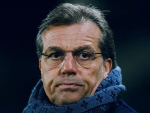 Giuntoli prima di una partita della Juve