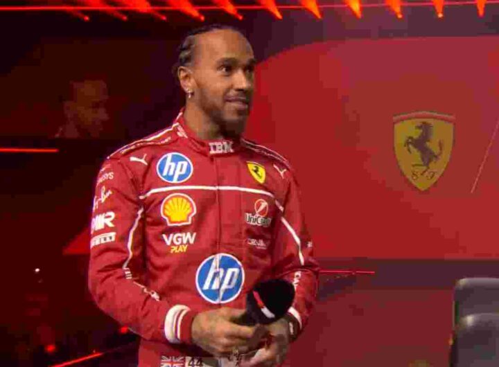 Lewis Hamilton, pilota Ferrari