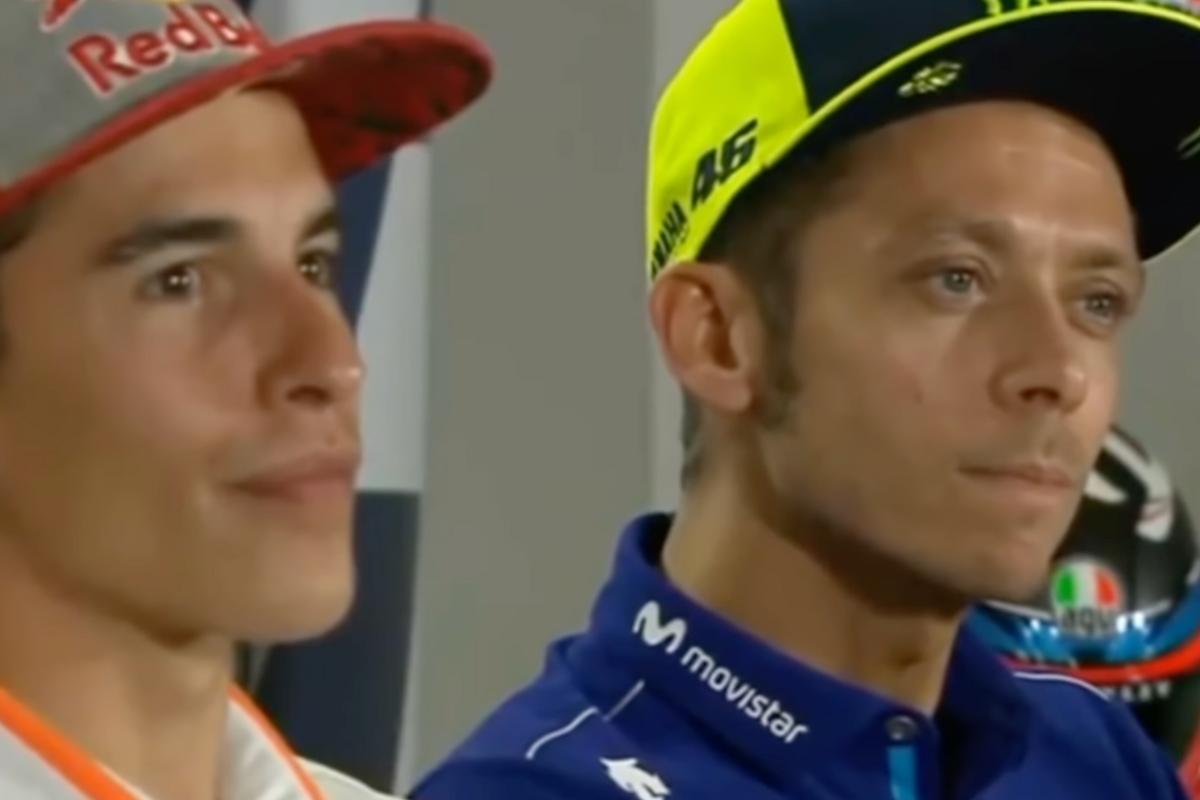 Marc Marquez e Valentino Rossi