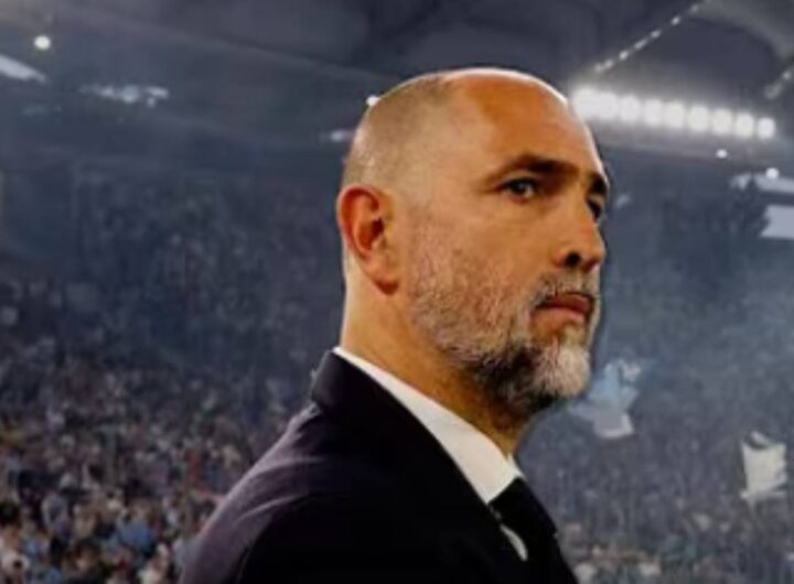 Tudor prima di una partita della Lazio