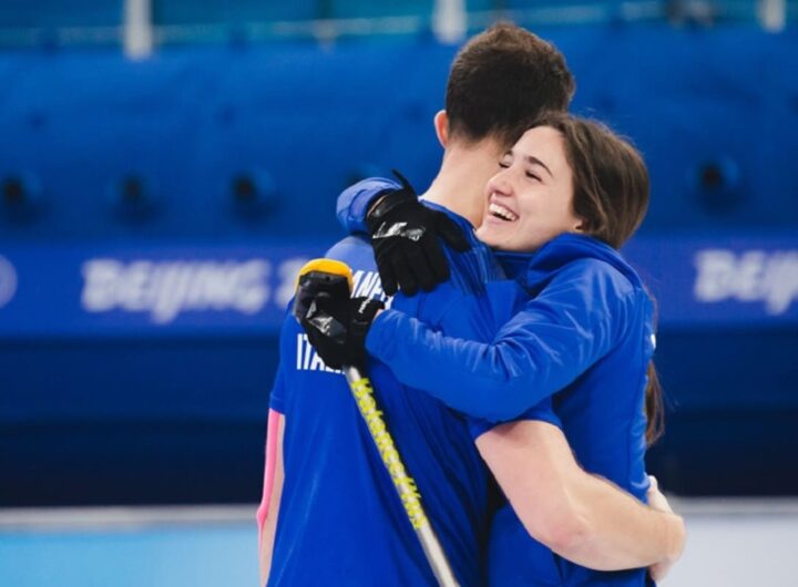 Amos Mosaner e Stefania Constantini - Foto /Cordon Press / IPA Sport / IPA
