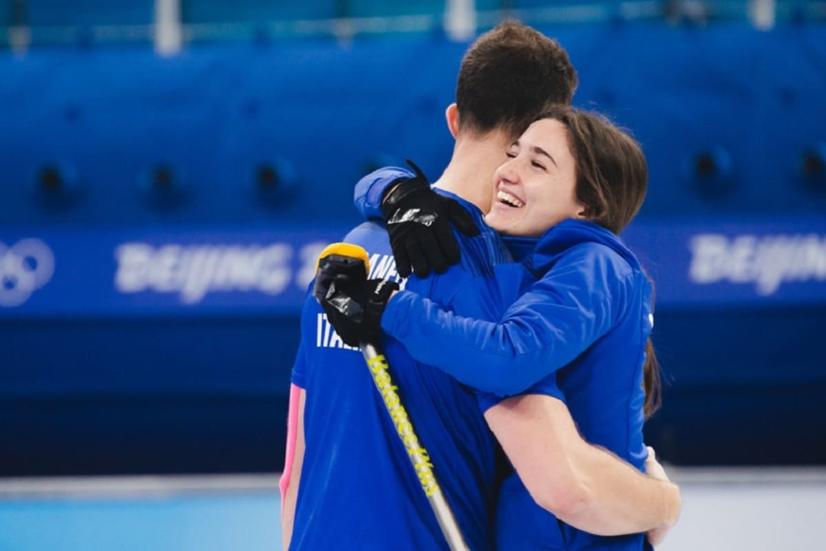 Amos Mosaner e Stefania Constantini - Foto /Cordon Press / IPA Sport / IPA