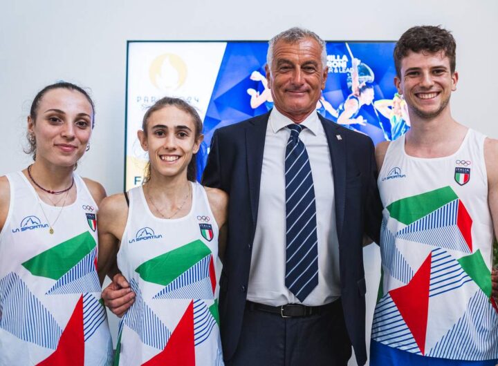 Camilla Moroni, Laura Rogora, Davide Battistella e Matteo Zurloni - Foto FASI