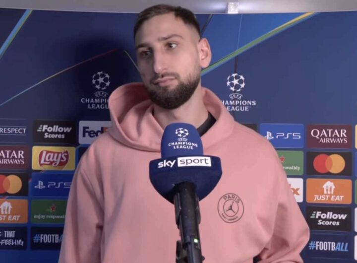 Donnarumma a Sky dopo la Champions