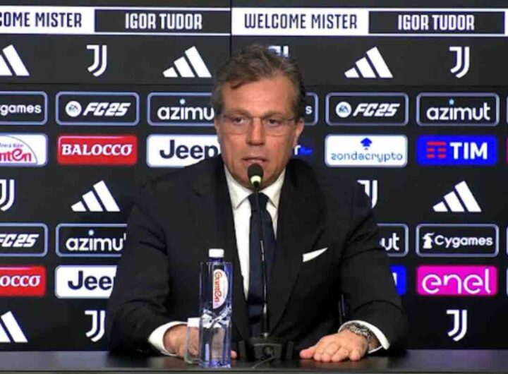 Giuntoli in conferenza